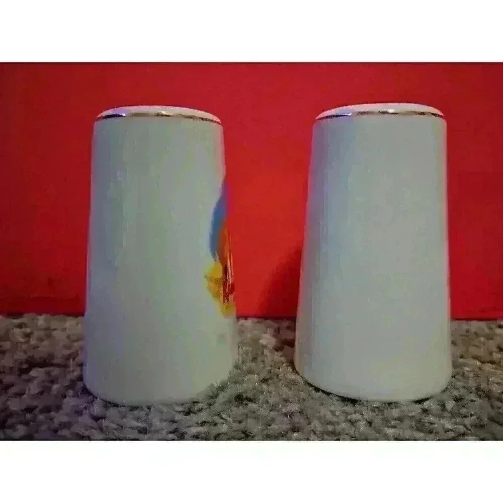 Vtg Australia Kangaroo Design Souvenirs Set Salt & Pepper Shakers Collectable